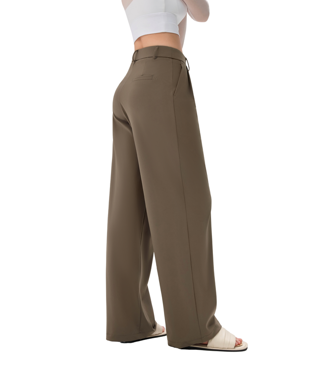 FlexEase Wide-Leg Trousers (31" Inseam)