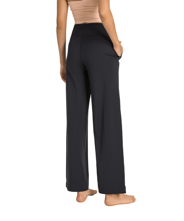 FlexEase Wide Leg Studio Pants (30" Inseam)