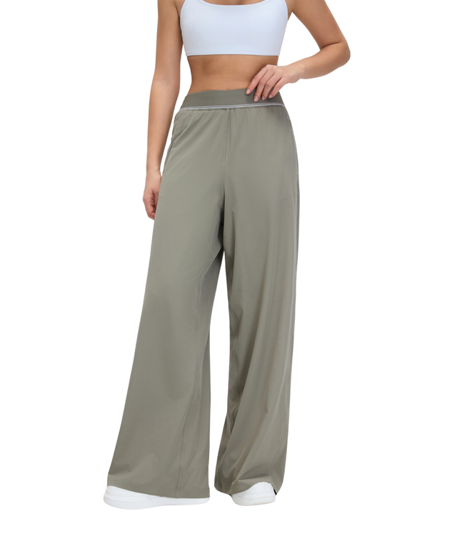 AeroEase Breezy Pull-On Wide-Leg Pants