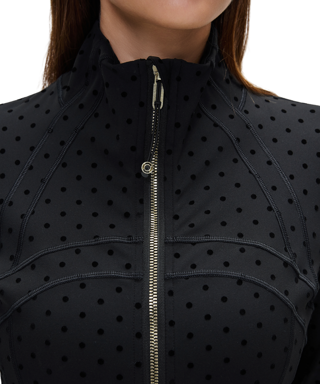 PowerForm Full-Zip Jacket with Gold Zips (Polka Dot Edition)