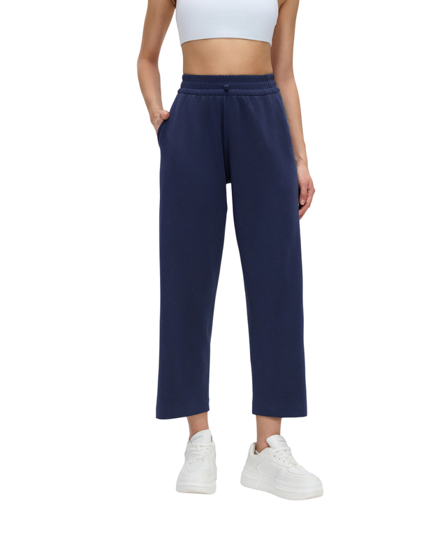 CozyEase Cropped Straight-Leg Pants (25" Inseam)