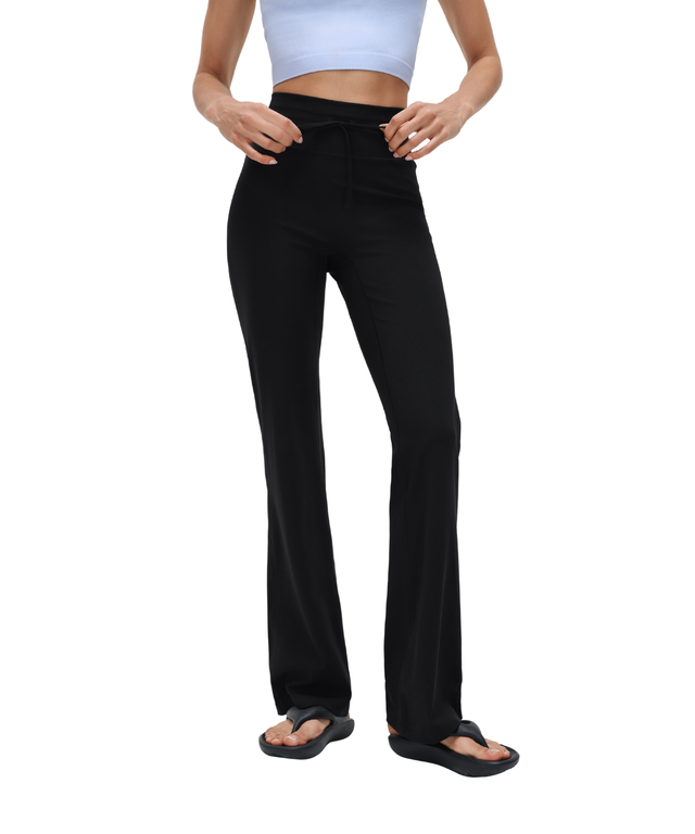 FlexEase Drawstring Flare Pants