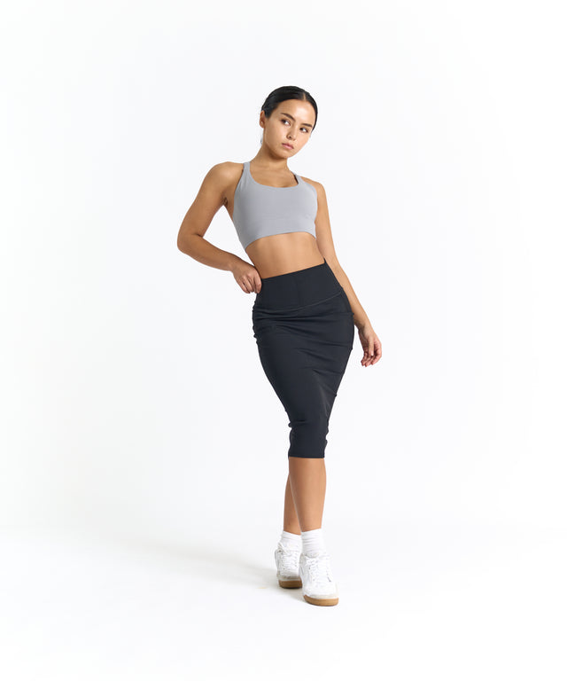 CloudEase Slim Fit High Rise Midi Skirt
