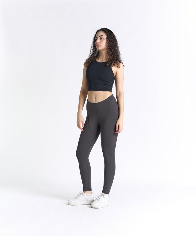 PowerForm Racerback Cropped Tank (with built in pads)
