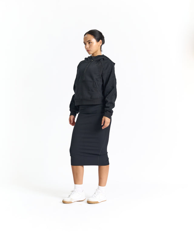CozyEase Oversized Half-Zip Hoodie