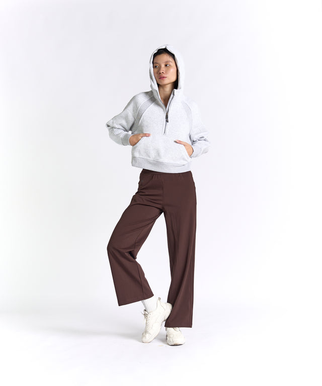 CozyEase Oversized Half-Zip Hoodie