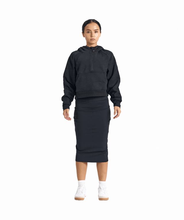 CozyEase Oversized Half-Zip Hoodie
