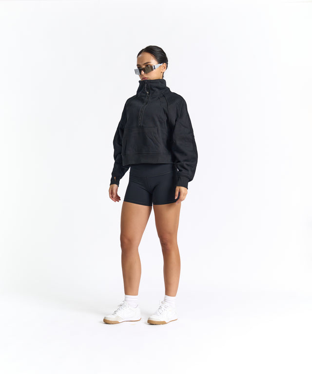 CozyEase Oversized Half-Zip Pullover