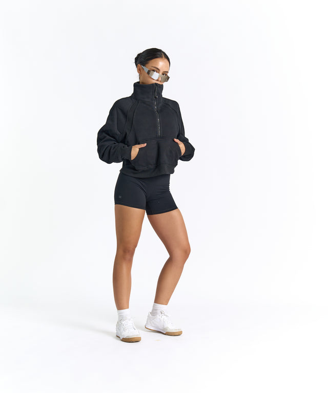 CozyEase Oversized Half-Zip Pullover