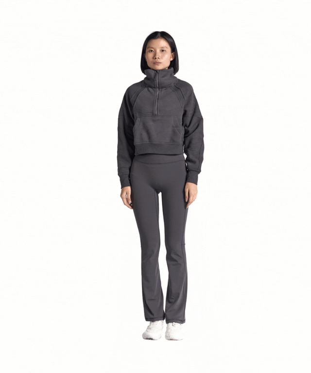 CozyEase Oversized Half-Zip Pullover