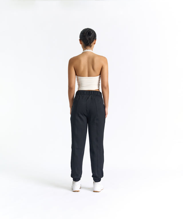 FlowForm Halter Low-Cut Cropped Top (with built in pads)