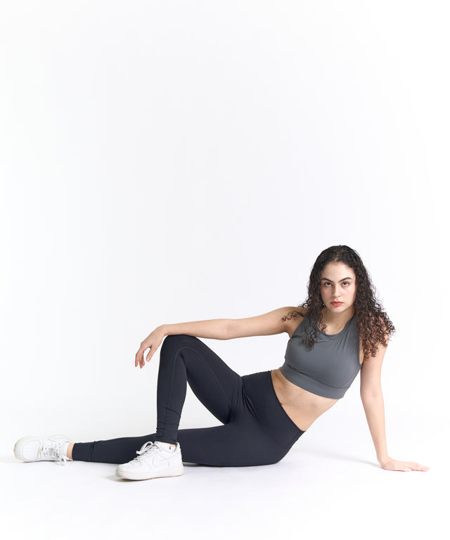 PowerForm Lycra Longline Clasp Bra (with built in pads)