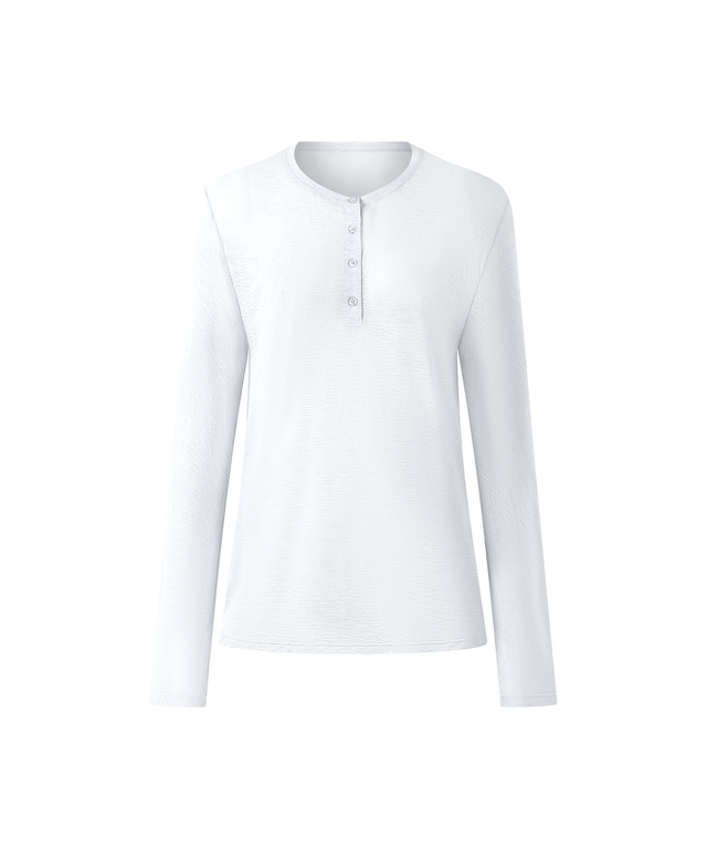 Barely There Henley Long-Sleeve