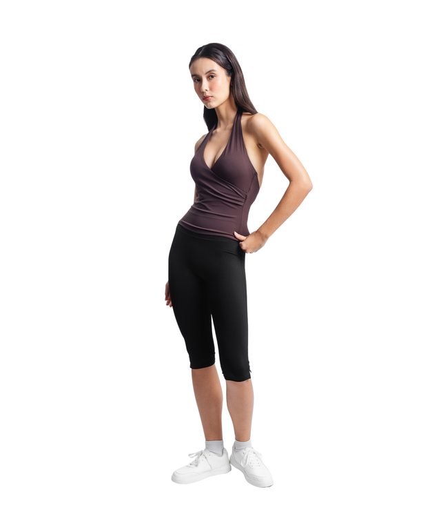 FlowForm Wrap Halter Top (with removable pads)