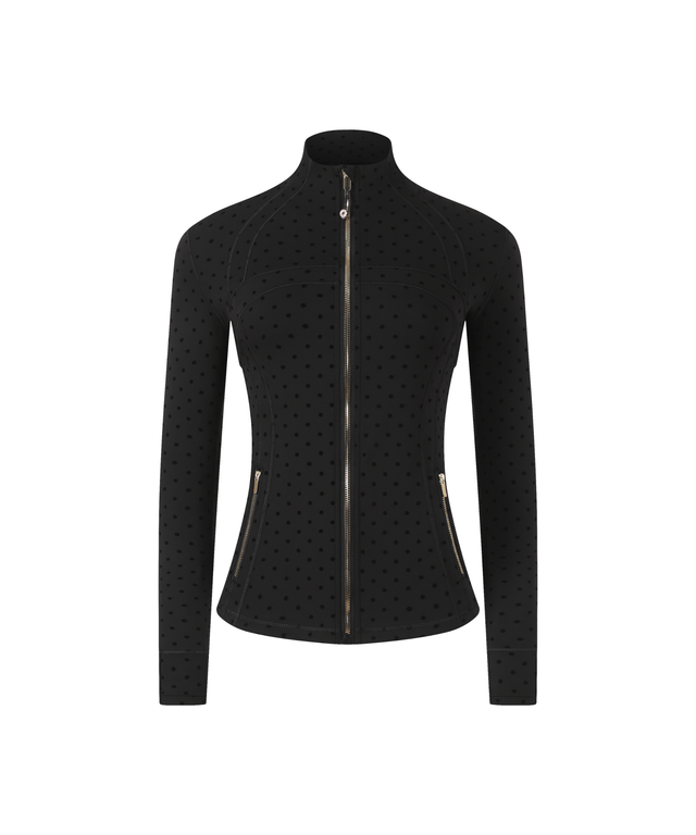 PowerForm Full-Zip Jacket with Gold Zips (Polka Dot Edition)