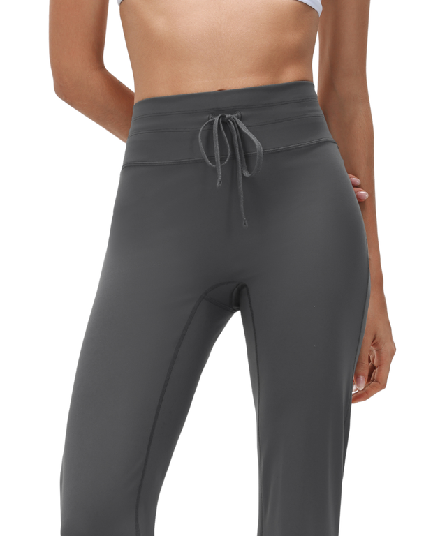 FlexEase Drawstring Flare Pants