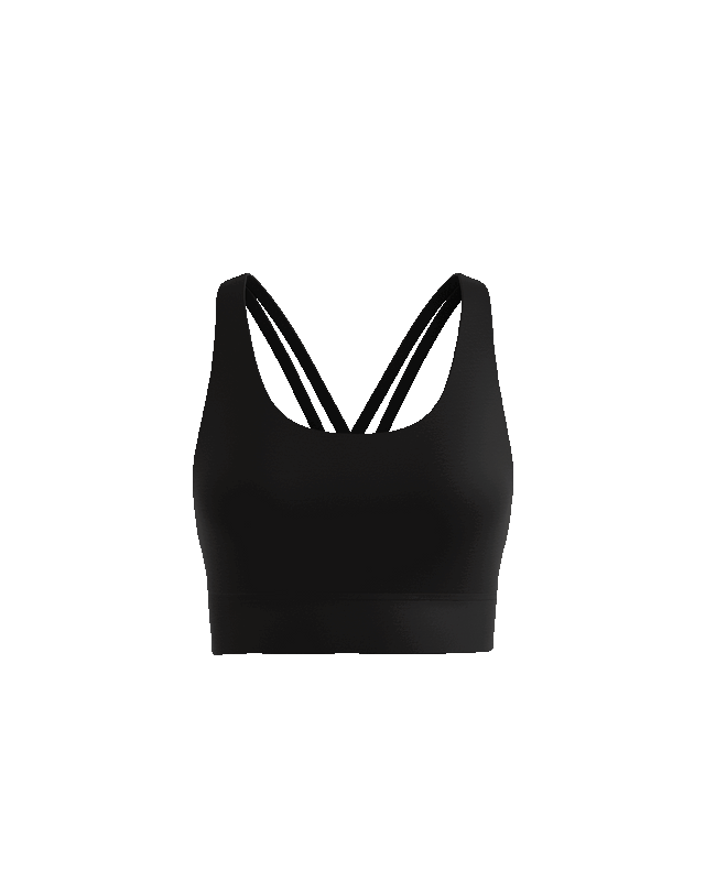 PowerForm Cross Back Long Line Bra (with built in pads)