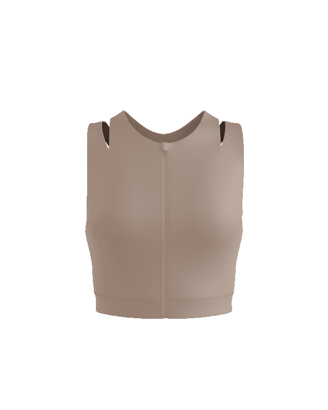 PowerForm Full-Zip Longline Bra (with built in pads)