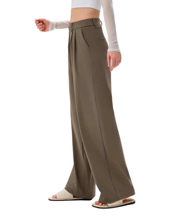 FlexEase Wide-Leg Trousers (31" Inseam)
