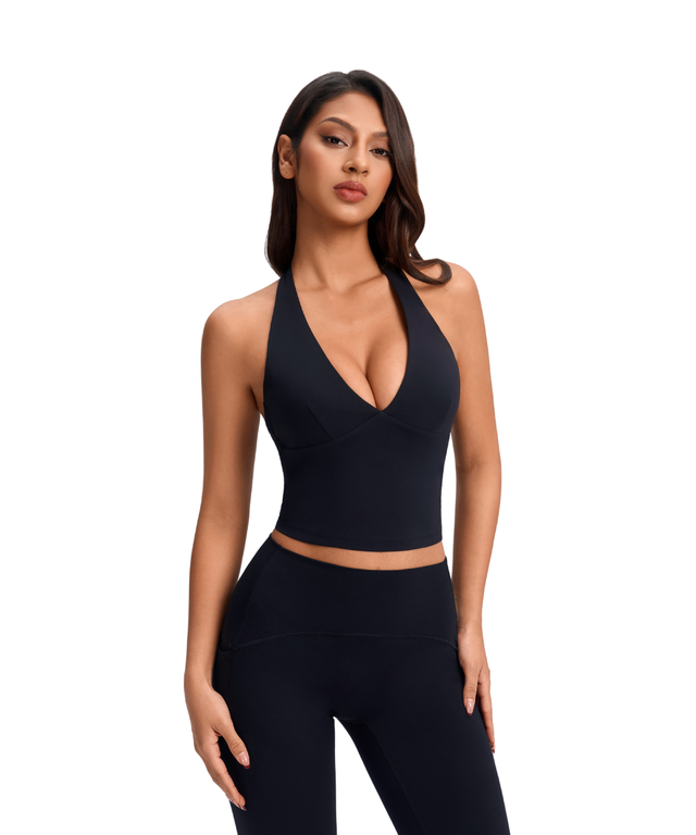 FlowForm Halter Sculpt Top