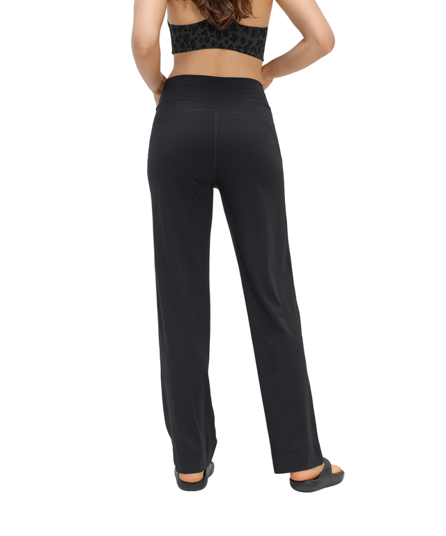 FlexEase Drawstring Straight-Leg Pants