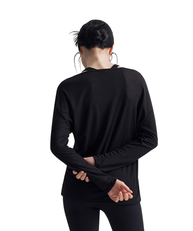 Barely There Off-Shoulder Long Sleeve