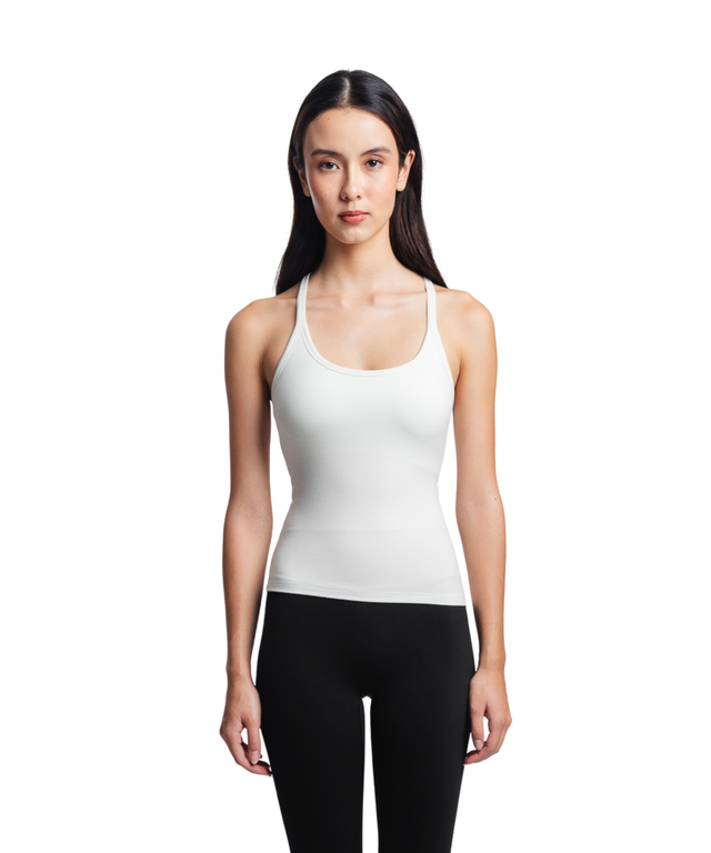 CloudEase Everyday Ribbed Tank (with removable pads)
