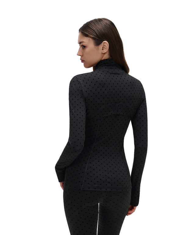 PowerForm Full-Zip Jacket with Gold Zips (Polka Dot Edition)
