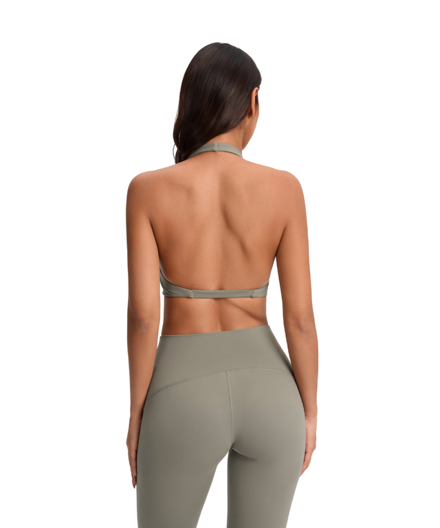 FlowForm Twist Halter Bra
