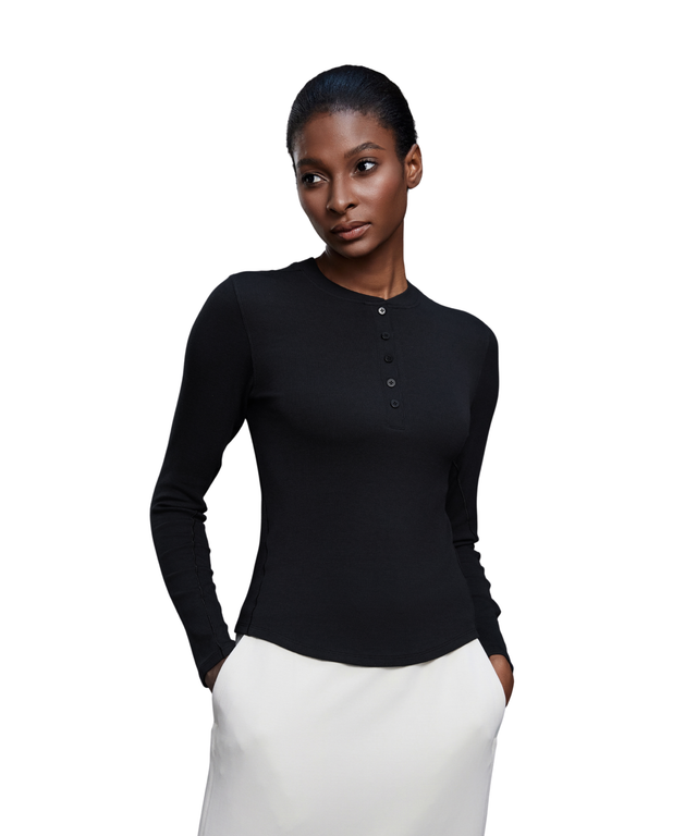 Off-Duty Henley Top