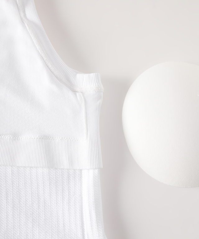 RibForm Collared Court Top (with built in pads)