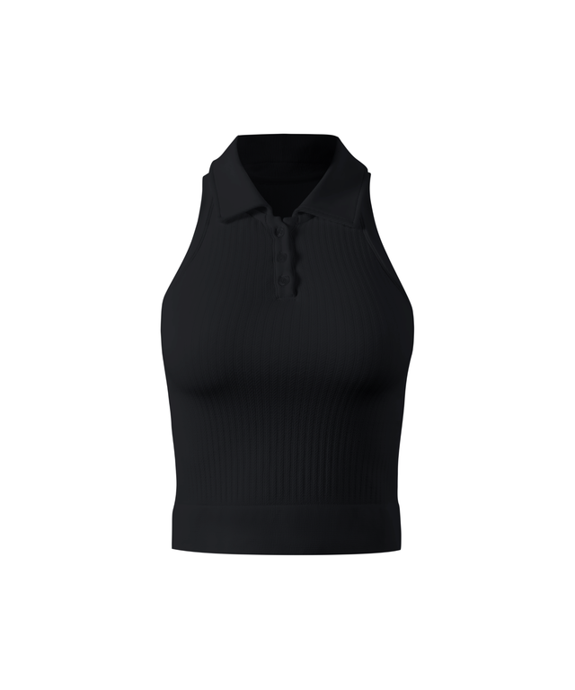 RibForm Collared Court Top (with built in pads)