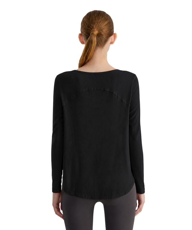 CozyEase Softly Ribbed Henley