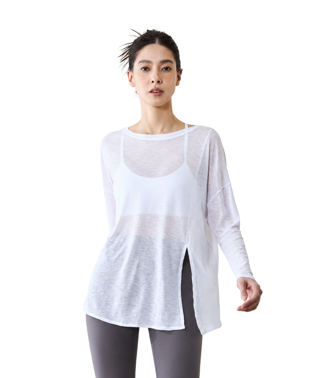 Barely There Tie-Up Long-Sleeve