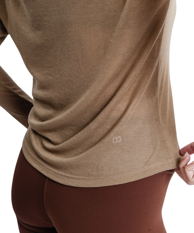 Barely There Off-Shoulder Long Sleeve