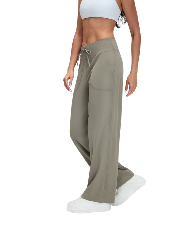FlexEase Wide Leg Studio Pants (30" Inseam)