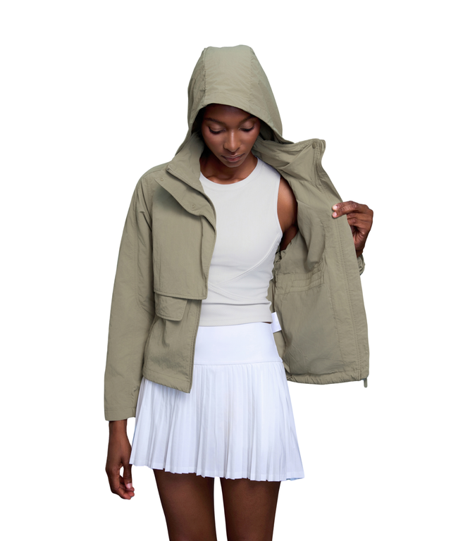 AeroEase AirVent Hooded Jacket (Water-Resistant)