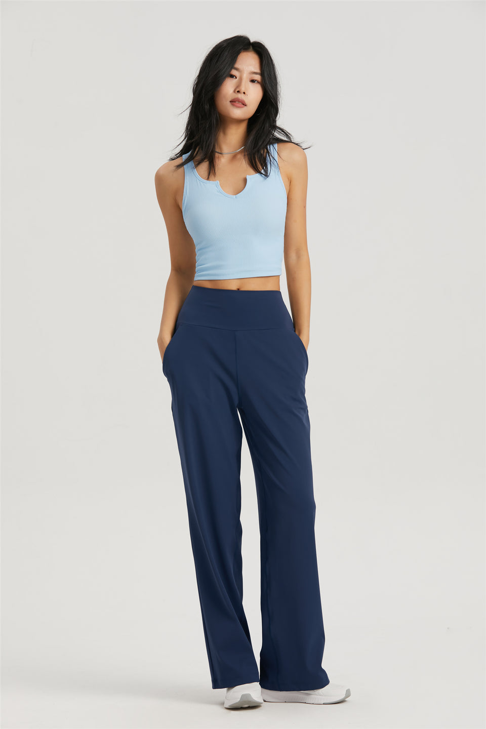 RELAXED HIGH WAISTED PANTS