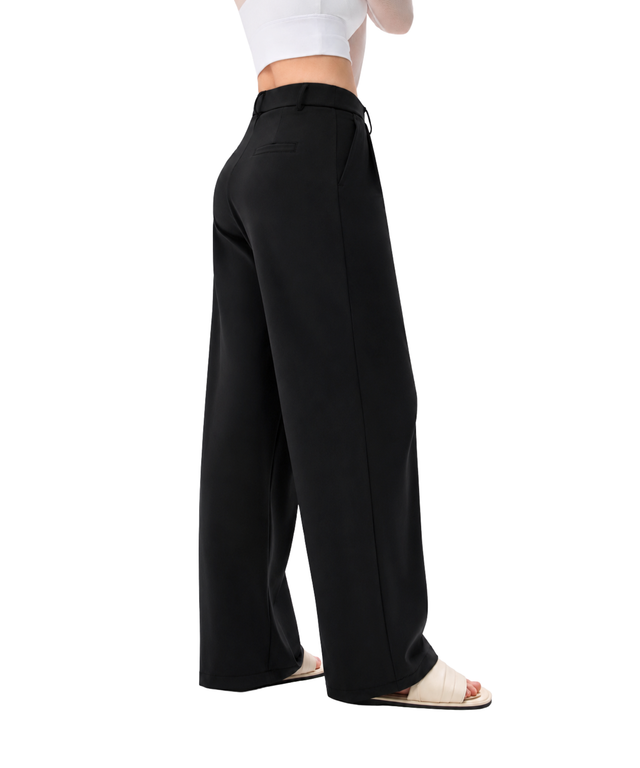 FlexEase Wide-Leg Trousers (31" Inseam)