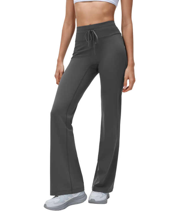 FlexEase Drawstring Flare Pants