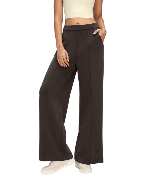CloudEase Ultra-Soft Wide-Leg Pintuck Trousers