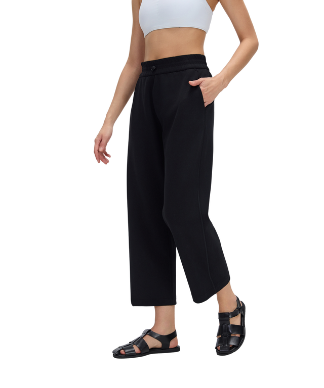 CozyEase Cropped Straight-Leg Pants (25" Inseam)