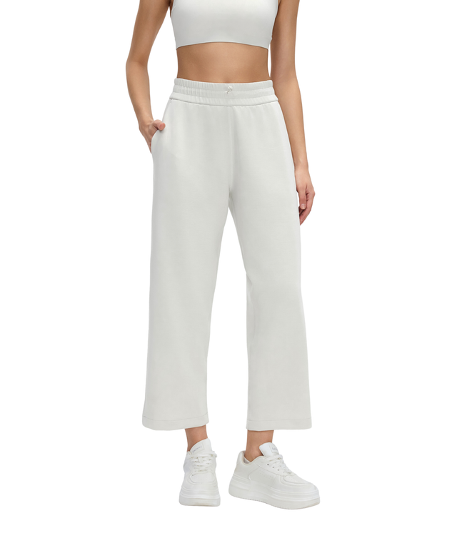 CozyEase Cropped Straight-Leg Pants (25" Inseam)