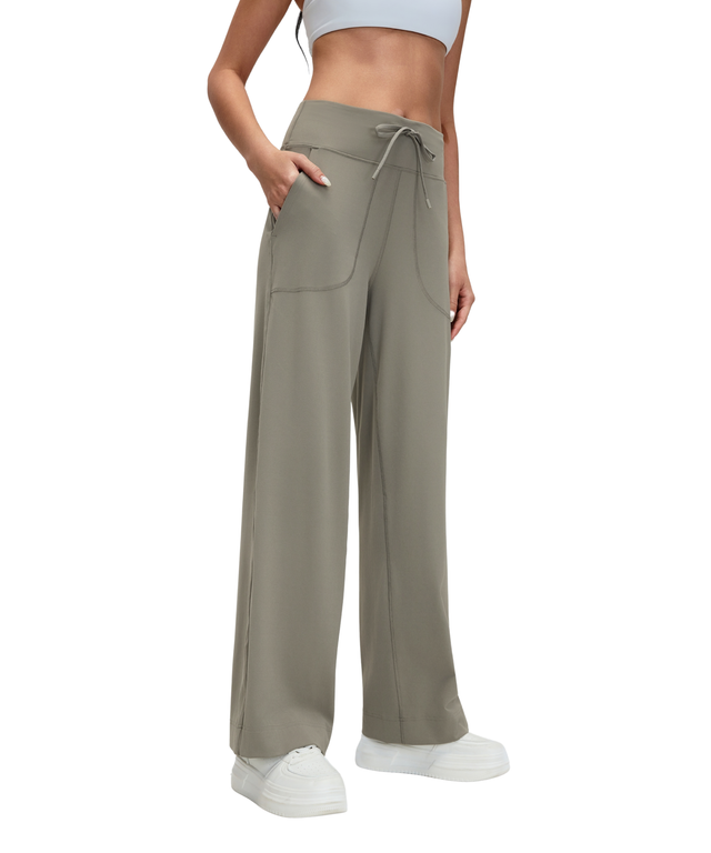 FlexEase Wide Leg Studio Pants (30" Inseam)