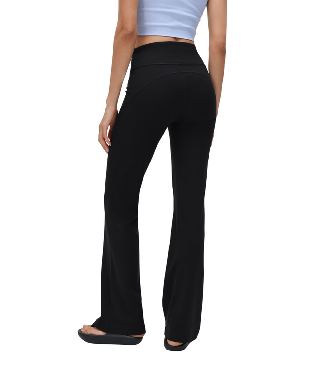 FlexEase Drawstring Flare Pants