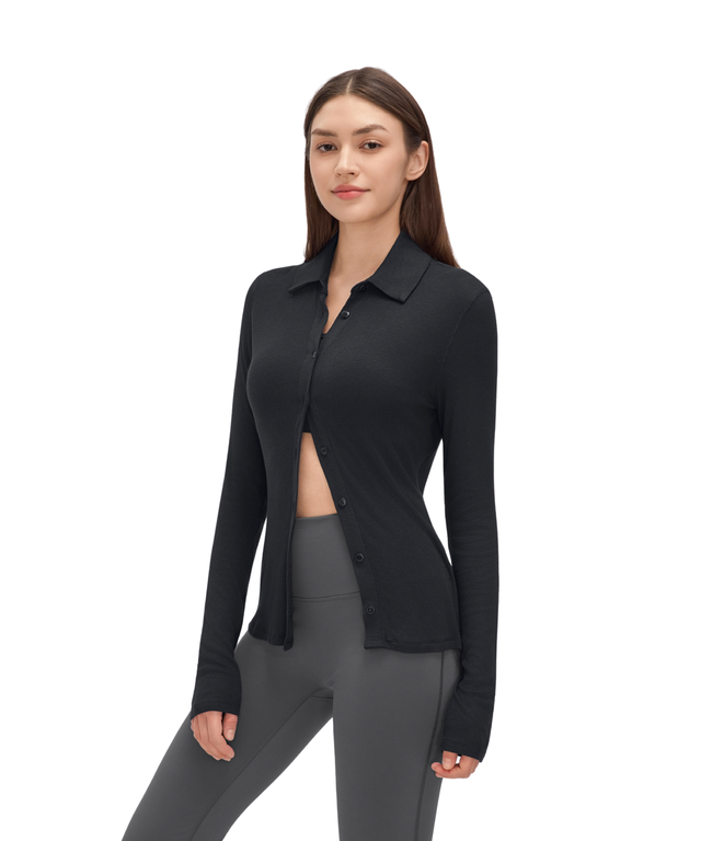 CloudEase Soft Ribbed Long Sleeve