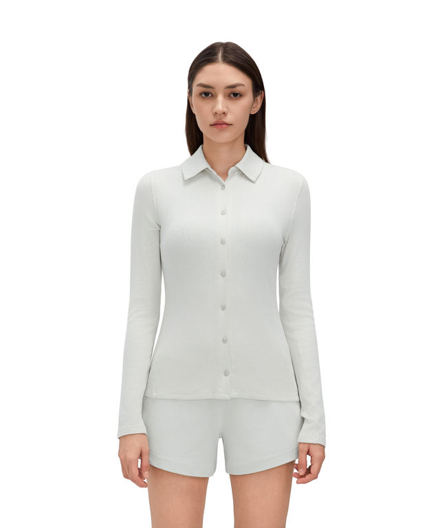 CloudEase Soft Ribbed Long Sleeve