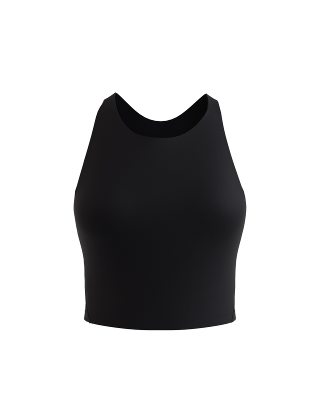 PowerForm Racerback Cropped Tank (with built in pads)