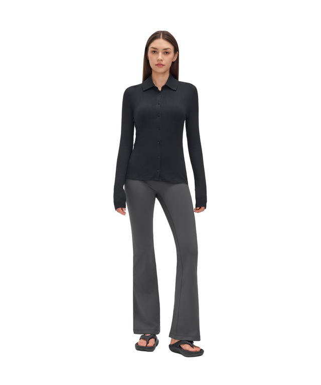 CloudEase Soft Ribbed Long Sleeve