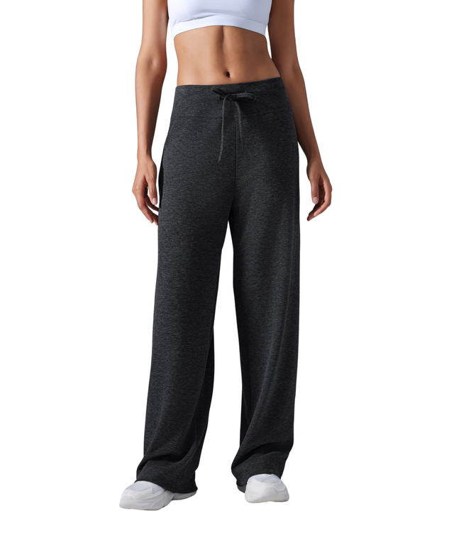 CozyEase Softly Ribbed Wide-Leg Pants (33" inseam)